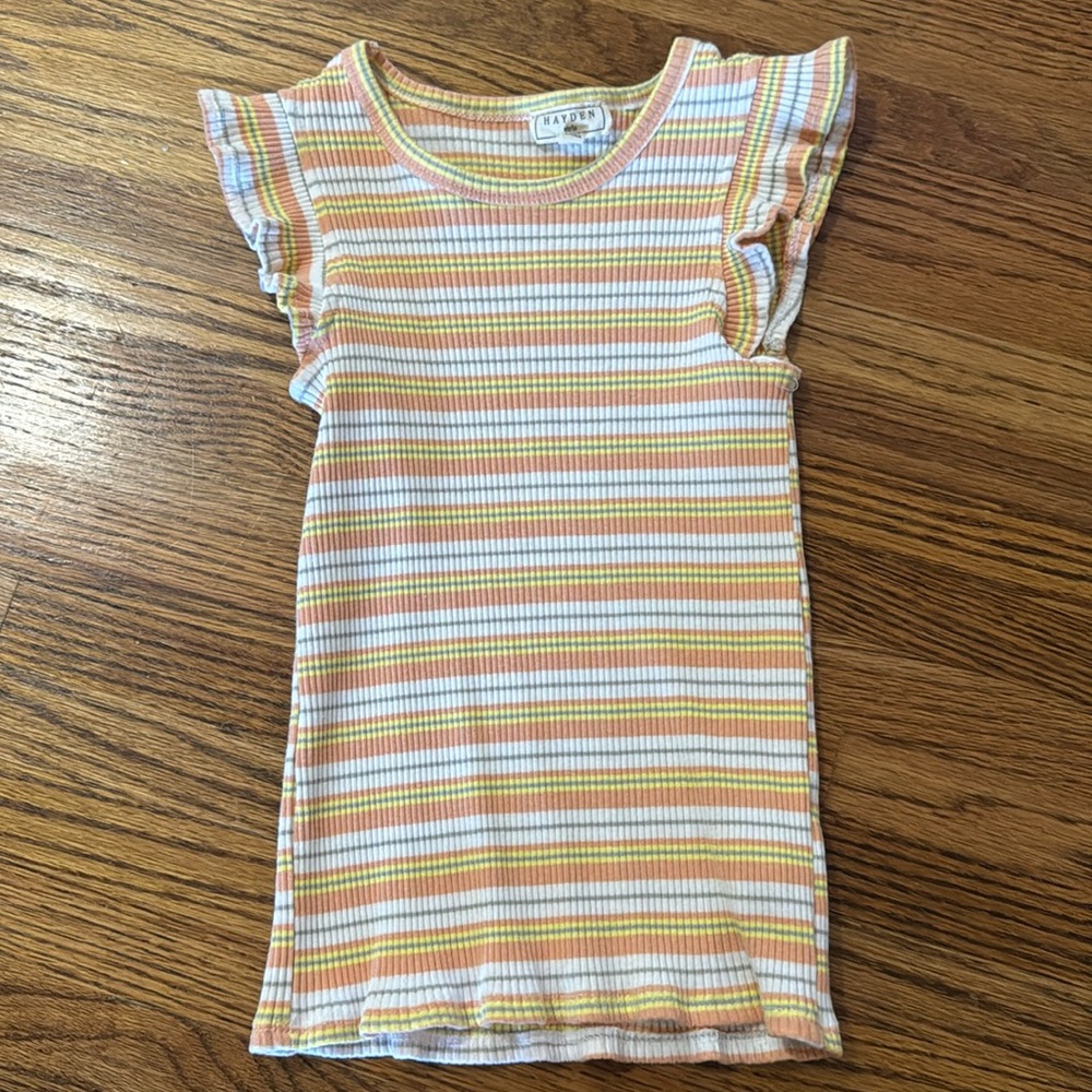 Hayden Girls striped top Size small